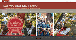 Desktop Screenshot of losviajerosdeltiempo.com