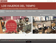 Tablet Screenshot of losviajerosdeltiempo.com